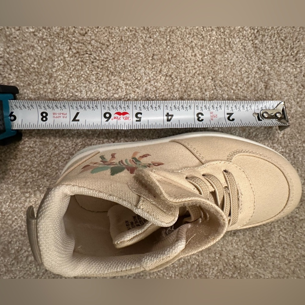 Toddler canvas dinosaur high tops size 8 - Picture 8 of 8